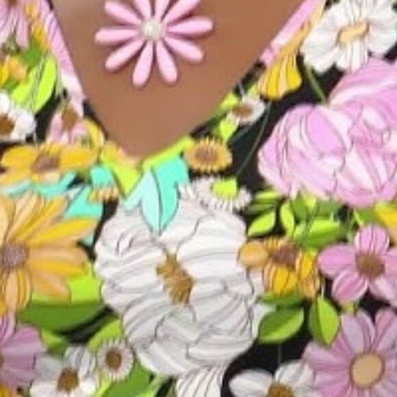 Nina Leonard Floral Dress - Picture 2 of 6